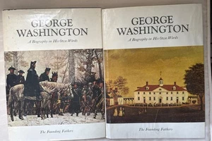 GEORGE WASHINGTON A Biography in His Own Words-NEWSWEEK 2 VOLUMES HB 1972 HBDJ - Picture 1 of 8