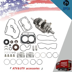 For Polaris RZR Ranger Sportsman800 Engine Rebuild Kit Crankshaft Piston Gasket - Picture 1 of 10