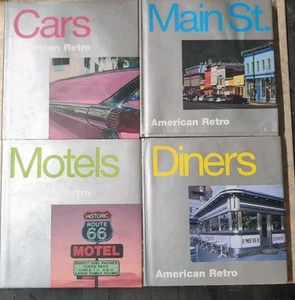 Bundle: (4) Books - American Retro: Motels, Main St, Diners, Cars - Foto 1 di 2