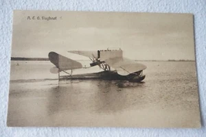 AEG Flugboot Seaplane Flying Boat Plane German Postcard  - Foto 1 di 2