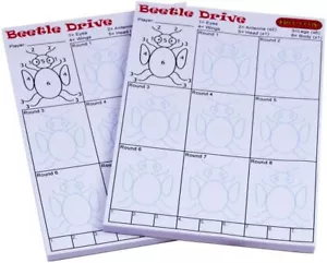 Beetle Drive Score Pads for Beetle game x 2 pads - Picture 1 of 1
