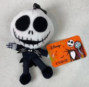 Nightmare Before Christmas Plush 6" Clip Jack Disney NWT #23B - Picture 1 of 3
