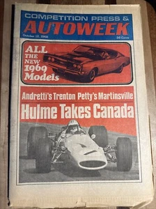 1968 Competition Press and Autoweek Racing News, Denny Hulme Wins Canada GP - Picture 1 of 6