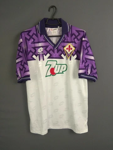 Fiorentina Jersey 1992 1993 Away XL Shirt Vintage Retro Meglietta Lotto ig93 Cover