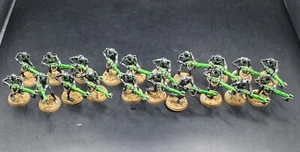 Warhammer 40K Necron Necrons Warriors x20 Gauss Flayers - Foto 1 di 8