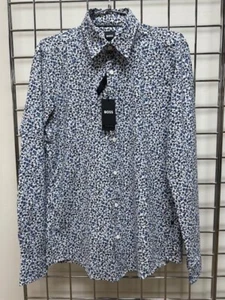 NEW-MEN'S HUGO BOSS SLIM-FIT LONG SLEEVE SHIRT, #50510958, ASST COLOR $148.00 - Picture 1 of 28