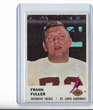 FRANK FULLER 1961 FLEER FOOTBALL CARD #29 - EX/VG (DS2)