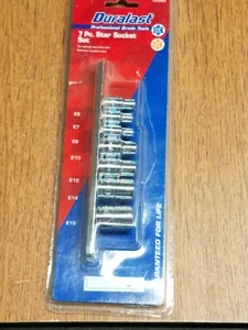  Star Socket Set - 8 Pc. 3/8 & 1/4" Drive -Duralast  70-053 - Professional Grade - Bild 1 von 4