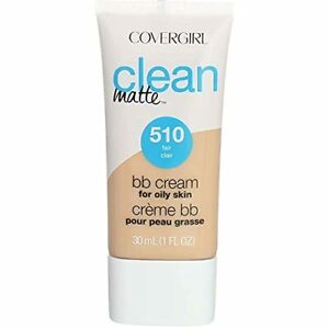 Clean Matte BB Cream For Oily Skin, Fair 510,  Water-Based 1 Fl Oz (1 Count)