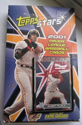 Topps Stars 2001 Complete Set 200 Cards Albert Pujols Rookie Card RC (NM-MT) - Image 1 of 4