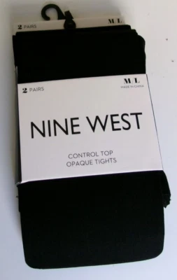 Dos pares de mallas opacas Nine West control talla mediana/grande Foto 1 de 2