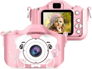MACCHINA FOTOGRAFICA PER BAMBINI FOTOCAMERA DIGITALE VIDEOCAMERA HD FOTO GIOCHI - Foto 1 di 8