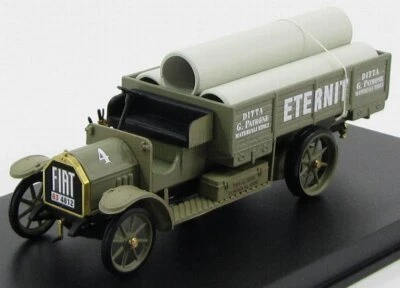 MODELLINO STATICO DIECAST FIAT 18 BL CAMION IMPRESA EDILE ETERNIT 1916 1/43 - Immagine 1 di 4