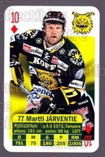 2013-14 Finnish SM LIIGA Playing Card #36 Martti Jarventie