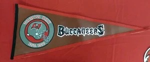 NFL Tampa Bay Buccanners Large Pennant 31 inches long Wool and Acrylic Felt - Picture 1 of 3