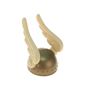 Kinder Wikingerhelm Asterix Helm Wikinger Gallier Asterixhelm Kind gold Gr.51/52 - Bild 1 von 2