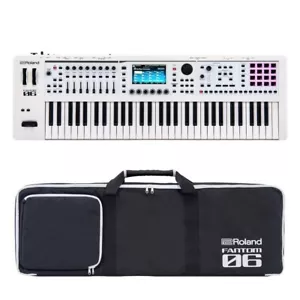 Roland FANTOM 06 SC Limited Edition White 61-Key Synthesizer Keyboard Brand New - Picture 1 of 10