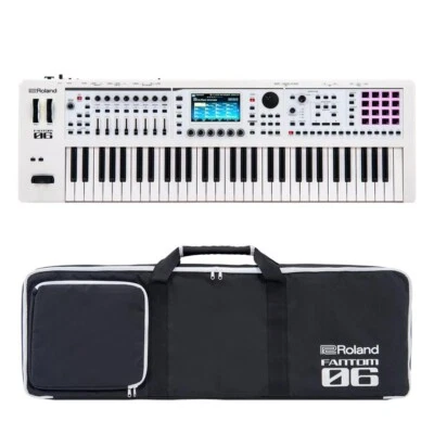 Roland FANTOM 06 SC Limited Edition White 61-Key Synthesizer Keyboard Brand New - Image 1 of 4