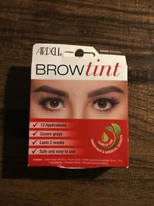 Ardell Brow Tint Dark Brown, Longer-lasting Semi-permanent Brow Dye, - Picture 1 of 2