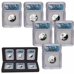 2009 Clad Proof DC/Territory Quarters PR70 Dcam 6pc set - Picture 1 of 1