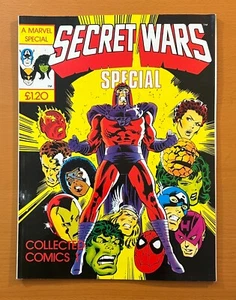 Secret Wars Marvel Special TPB RARE UK 1984 FN+ Bronze Age comic magazine - Picture 1 of 6