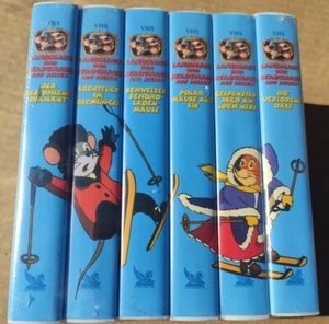 Landmaus und Stadtmaus auf Reisen noch verschweisst ovp 6x VHS Videokassette  - Bild 1 von 2