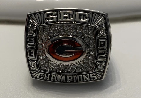 2002 Georgia Bulldogs Sec Championship Replica Ring SMITH Size 11! USA!! Cover