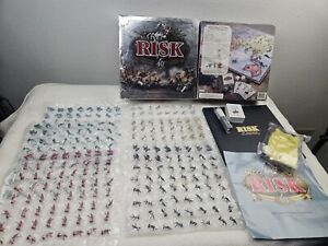 PARKER BROTHERS RISK 40TH ANNIVERSARY EDITION  METAL PLAYING PIECES NEW UNPLAYED