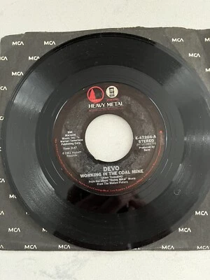 Devo “Working In The Coal Mine” Vinyl 45 Asylum Records VGC - Image 1 of 4