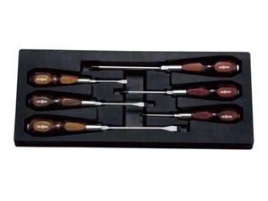 Nepros NTD306, Wooden Grip Screwdriver Set (6pcs) - Picture 1 of 1