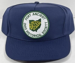 Vintage Fort Ancient Indian Burial Ohio Historical Society Snapback Hat/Cap New - Picture 1 of 7