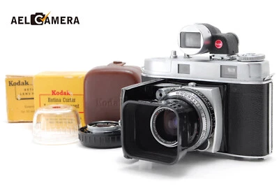 【EXC+5】 Kodak Retina IIc Film Camera Xenon 50mm f2.8 35mm F5.6 2Lens From JAPAN - Image 1 of 4