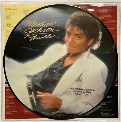 Michael Jackson - Thriller [Picture Disc] LP Vinyl Record Album - Image 1 of 2