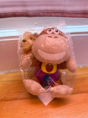 Monkey Plush Stuffed Animal – Cute Dog Plush Toy – Soft Cuddly Animals for Kids - Image 1 of 2