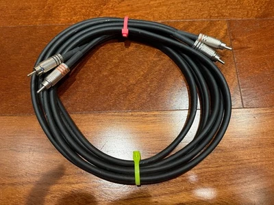 Cable doble de interconexión Livewire Advantage RCA macho a RCA macho 10 pies negro Foto 1 de 3