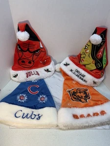Chicago Sports Santa Hats - Picture 1 of 13