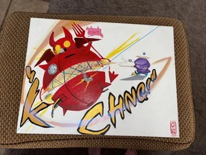 “The Machine” Oil Painting By Detroit Artist Brandon Gerard Berry 2015 Signed - Picture 1 of 7
