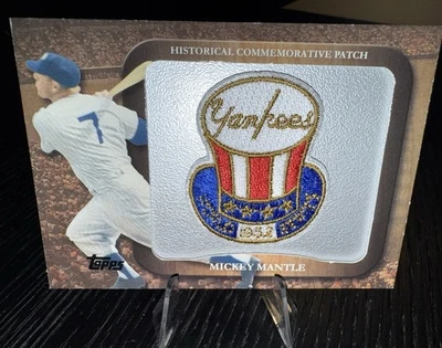 2009 Topps - Legends of the Game Manufactured Commemorative Patch Mickey Mantle - Image 1 of 3
