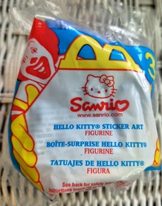 McDonalds Happy Meal 2000 SANRIO HELLO KITTY Pegatina Arte Figura #3 Sellada De Colección - Imagen 1 de 4