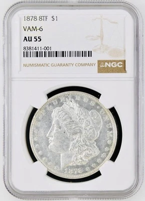 1878 8 Tail Feathers Morgan Silver - Image 1 of 2