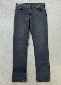 Mott & Bow Jeans Women’s 34x32 Black Faded Boyfriend Stretch - Picture 1 of 11
