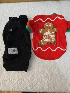 Calm PAWS Dog Recovery Vest Small- Under 20lbs & Christmas Shirt - Picture 1 of 4