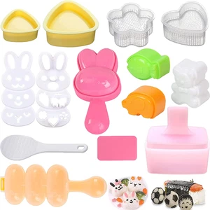 11Pcs Rice Ball Molds,Sushi Shake Rice Ball Mold,Sushi Making Kit Animal Rice... - Picture 1 of 6