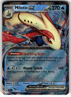 Milotic ex 042/191 SV08: Surging Sparks NM Pokemon Card TCG - Image 1 of 2