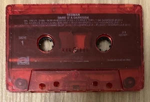 1994 Redman - “Dare Iz A Darkside” Cassette ONLY - See Through Red - Imagen 1 de 2