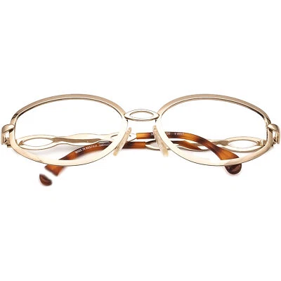 Gafas Silhouette M 8056/30 V 6051 marco de metal ovalado dorado Austria 54[]17 130 Foto 1 de 4