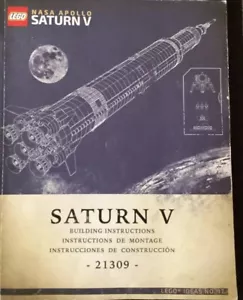 LEGO NASA APOLLO SATURN V 21309 INSTRUCTION MANUAL ONLY no Legos - Picture 1 of 7