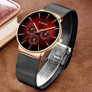 Orologio da polso uomo orologi lusso impermeabile luminoso calendario data orologio analogico - Foto 1 di 21
