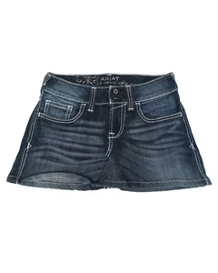 Vintage Reworked Y2K Ariat Denim Skirt Waist - 28 - Picture 1 of 3