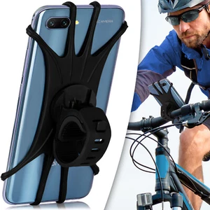 Support de téléphone portable vélo pour Samsung iPhone et bien plus encore tube supérieur support guidon - Photo 1 sur 7